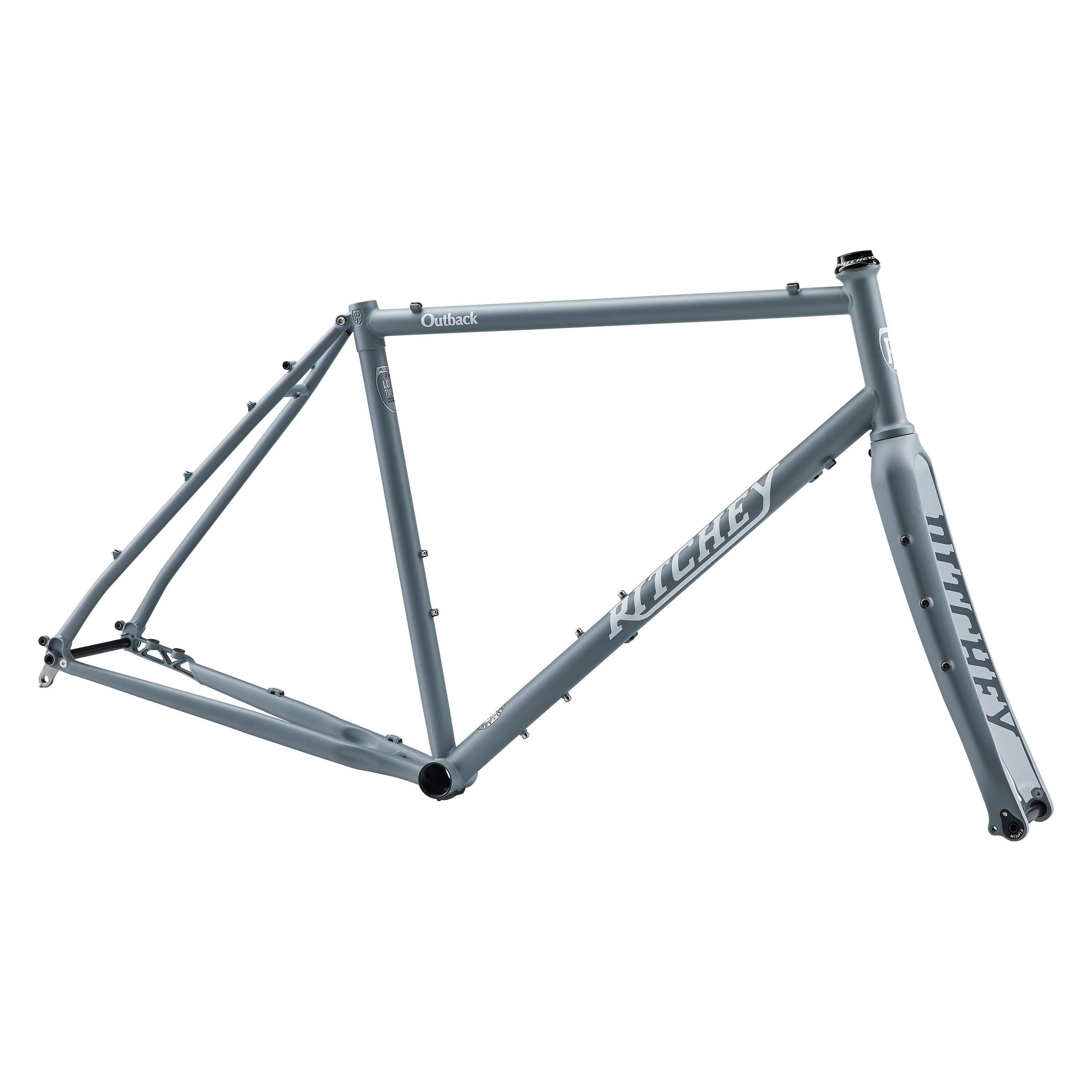 Ritchey Outback V3 Disc Gravel Rahmenkit, 650B/700C, Di2, XS, granite grey/snow white (47654830)