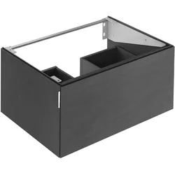 KEUCO EDITION 11 ART Waschtischunterschrank, 1 Frontauszug, 800x350x490mm, 32511920800, Korpus/Front: Basalt Keramik / Basalt Keramik