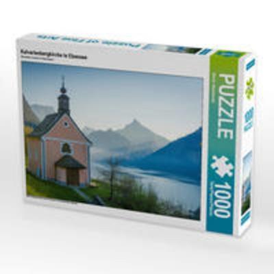 CALVENDO Puzzle Kalvarienbergkirche in Ebensee 1000 Teile Lege-Größe 64 x 48 cm Foto-Puzzle Bild von Martin Wasilewski