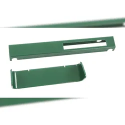 PROREGAL Farbcodierung Recyclingset für Wertstoffsammler Connector Bin | Aluminium | Grün