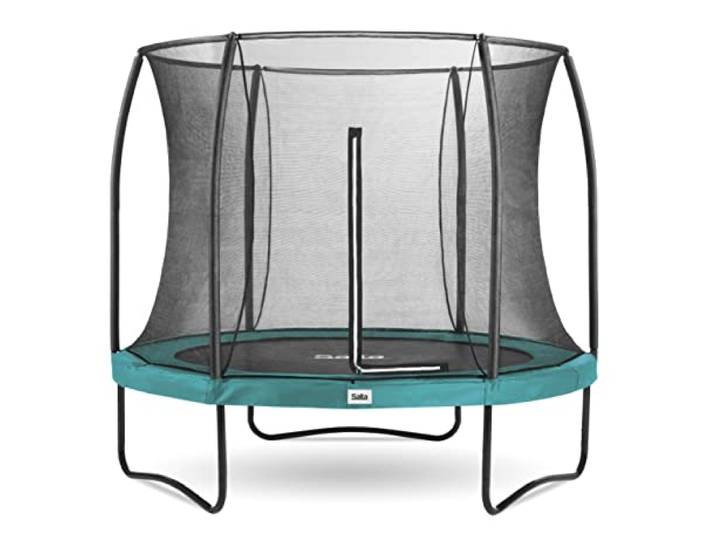 Salta Comfort Edition - Trampolin mit Sicherheitsnetz - ø183cm - Grün TÜV geprüft, Rundes Trampolin, Gartentrampolin - Set mit Sprungmatte, Sicherheitsnetz, Federn, Randabdeckung