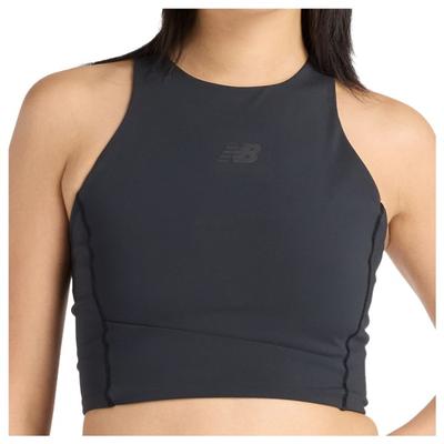 New Balance - Women's RC Elite Storage Crop Tank - Tank Top Gr XS grau