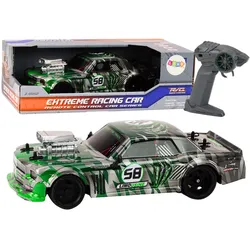 RC Ferngesteuertes Auto 1:16 Drift Gummiräder Grün