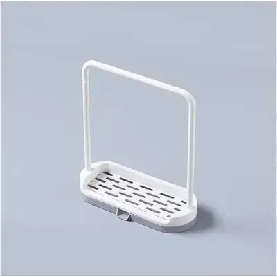 Youfap Market Solid Color Kitchen Storage Rack, Towel, Sponge & Soap Holder Organizer grey