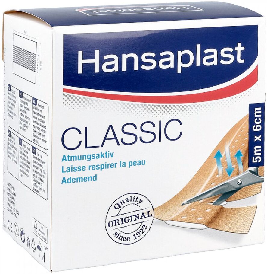 Hansaplast Classic Pflaster 5mx6cm