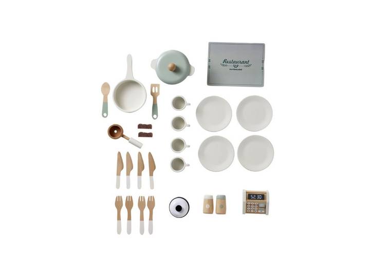 vertbaudet Spielküche Kinder Spiel-Restaurant Holz, Holz FSC®