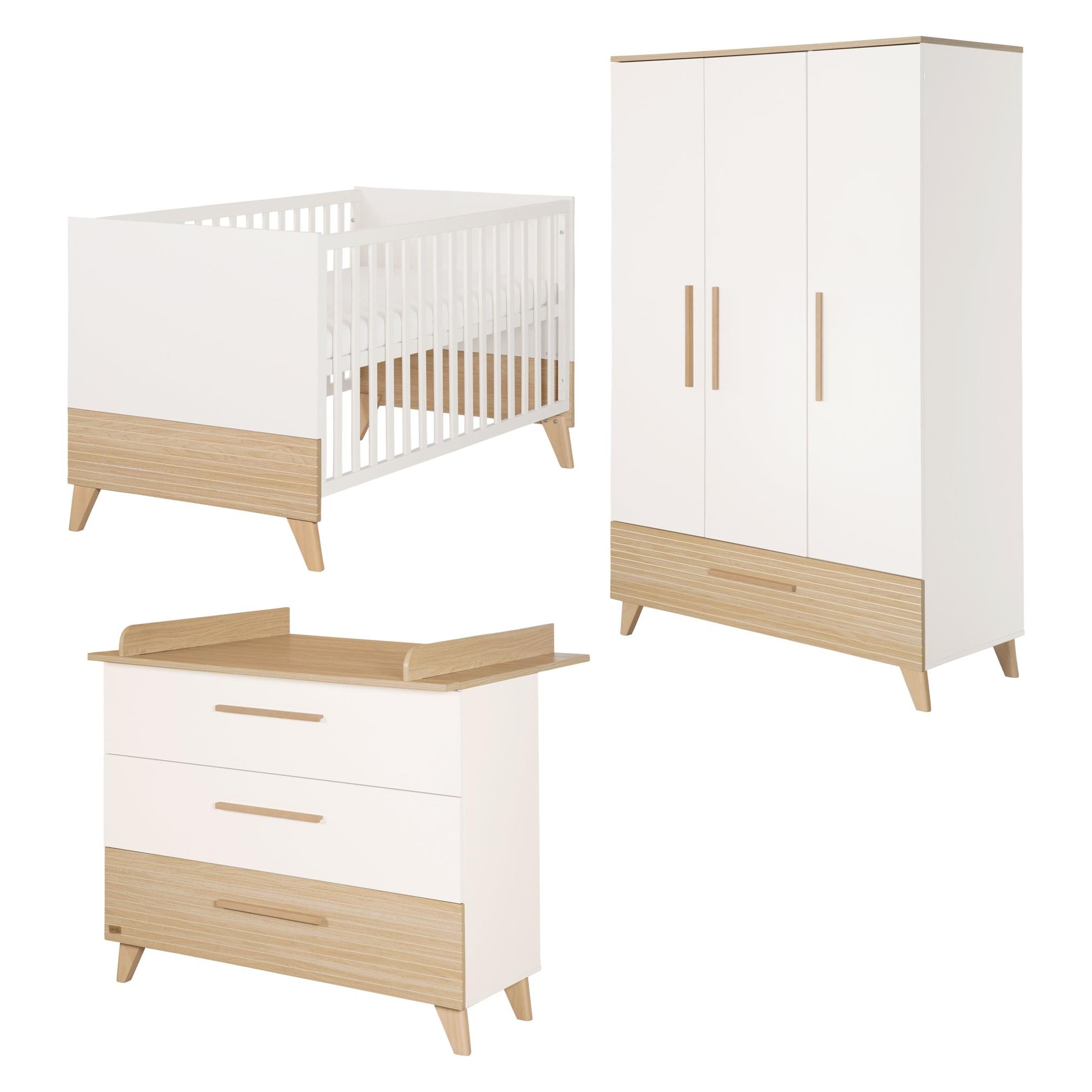 Roba Kinderzimmerset Theo (Kinderkleiderschrank, Wickelkommode) (1012894)