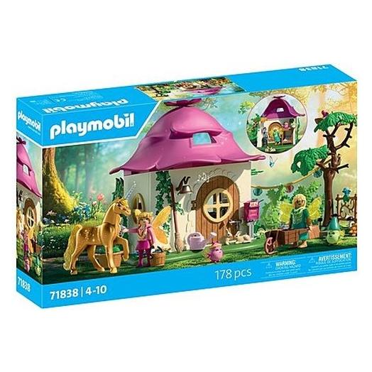 Playmobil Gemütliches Feenzuhause mit Goldeinhorn und Stall (71838)
