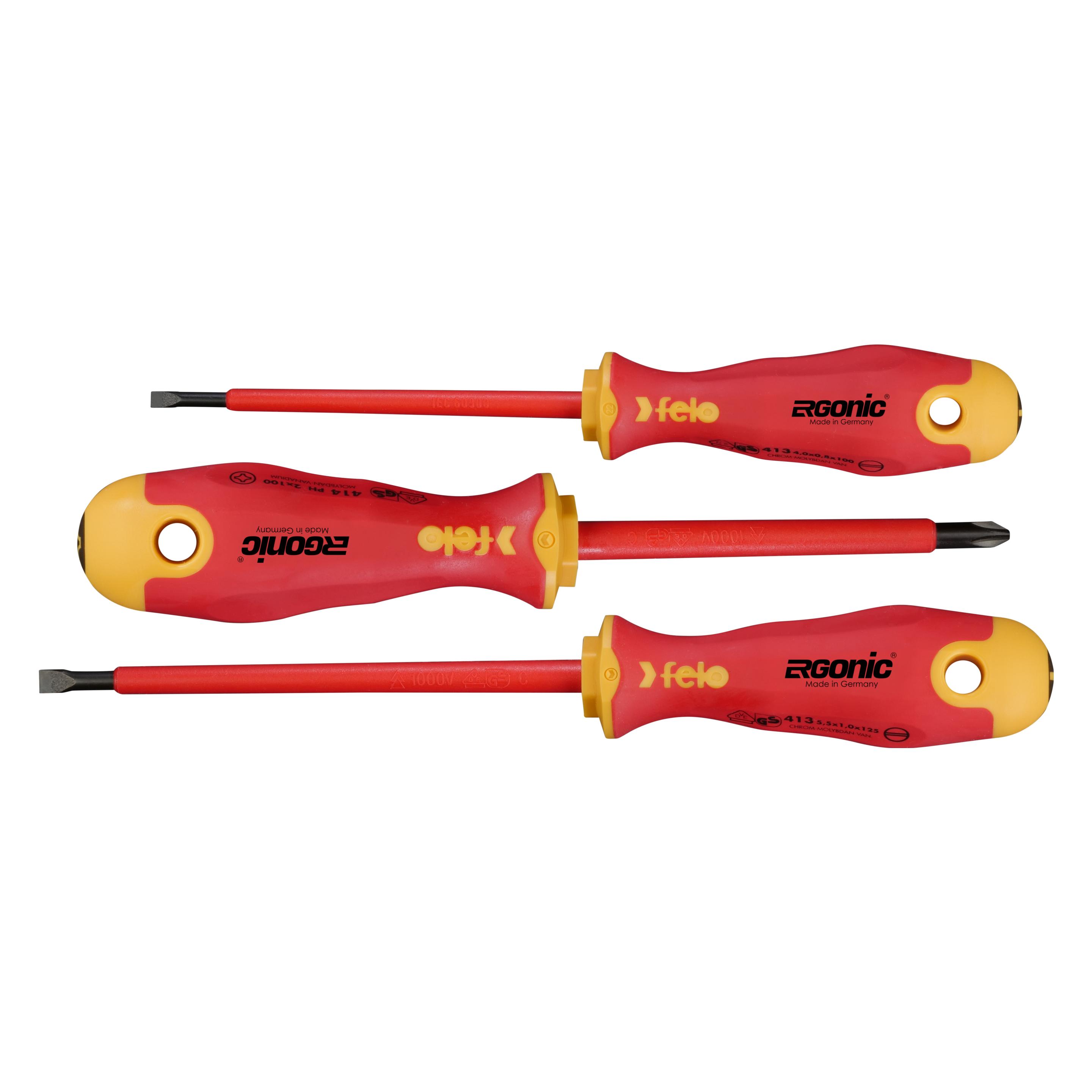Felo Serie 400 Ergonic VDE- Schraubendrehersatz 3-tlg. (00041393194)