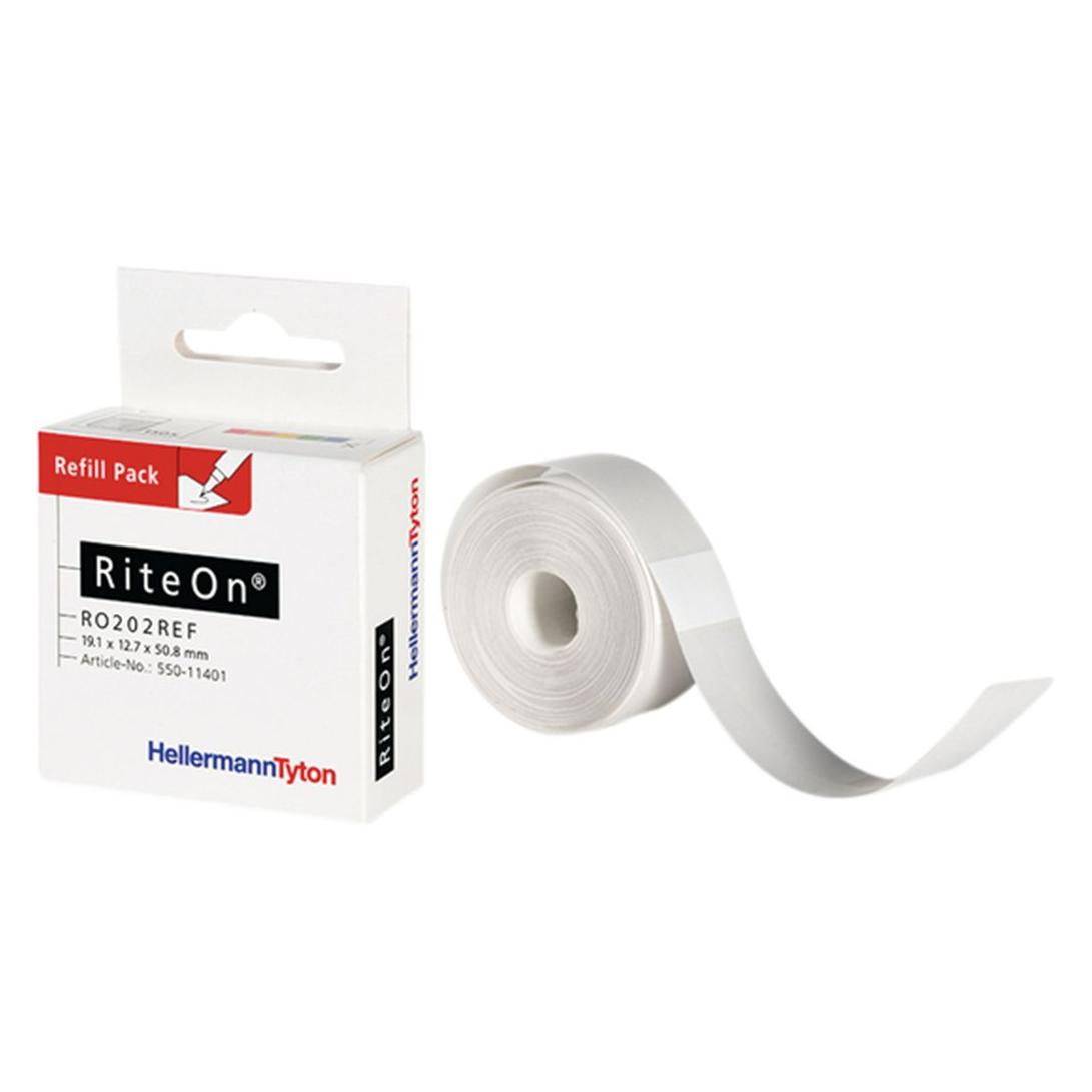 HellermannTyton RiteOn Nachfüll-Pack 50.8 mm 19.1 mm 150 Stk. weiss (19.10 mm) (RO202REF-1401-WH)