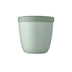 Mepal Snackpot "To Go"  Ellipse ¦ grün ¦ Kunststoff ¦ Maße (cm): H: 10,8  Ø: 10.7