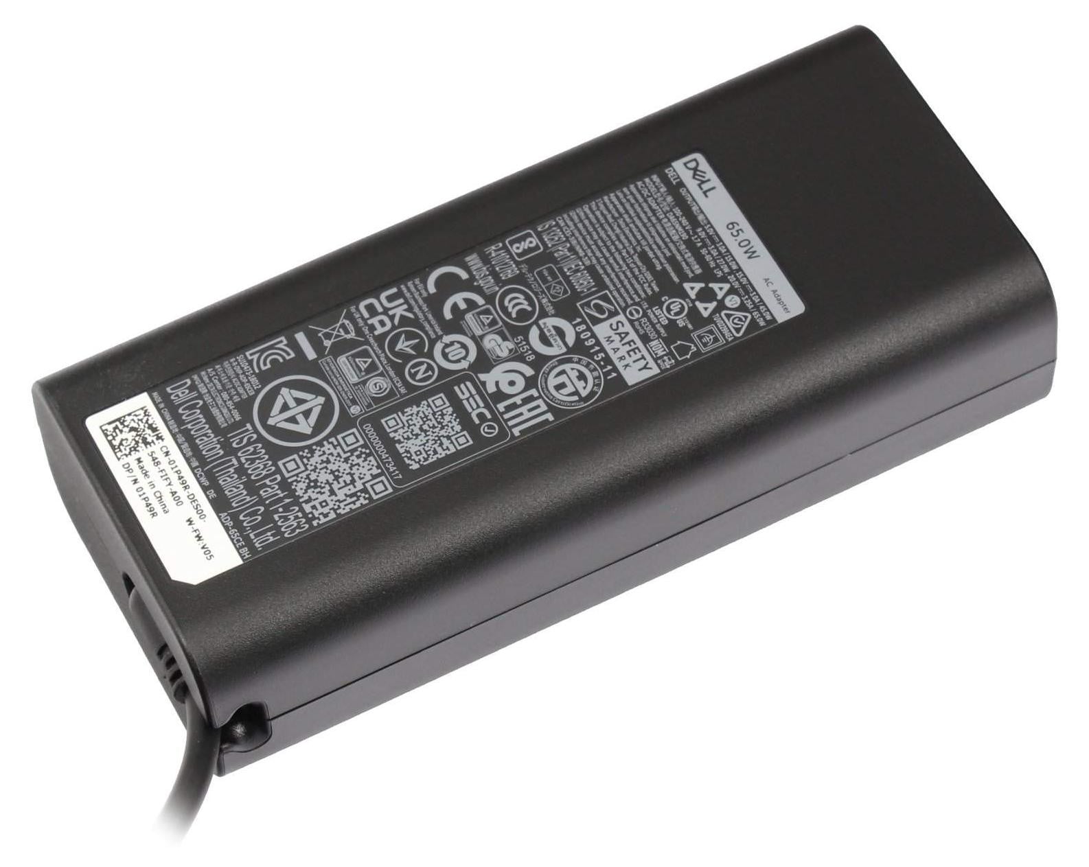 Dell Netadapter 65W 19.5V Type C 3-polig zonder kabel