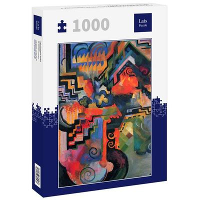 Lais Puzzle August Macke - Farbige Komposition (Hommage à Johann Sebastin Bach) 1000 Teile