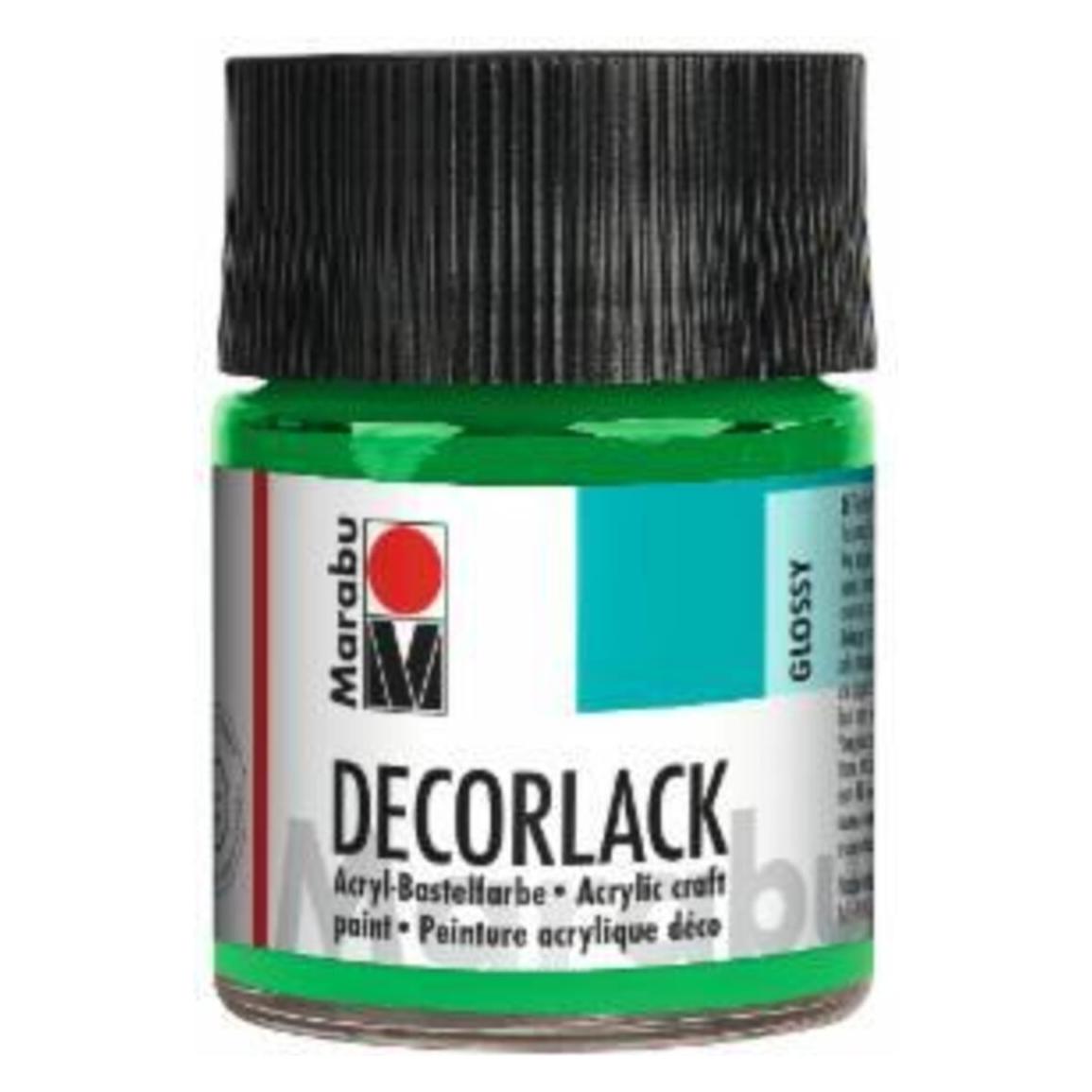 Marabu Acryllack "Decorlack", hellgrn, 50 ml, im Glas (50 ml) (11300005062)