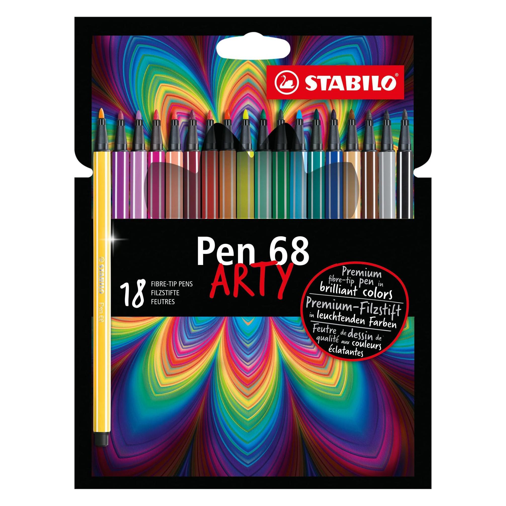 Stabilo Pen 68 Arty (18x) (6818-1-20)