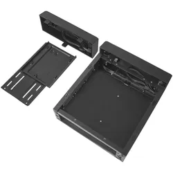 Silverstone Milo 10 (Mini-ITX), PC Gehäuse, Schwarz
