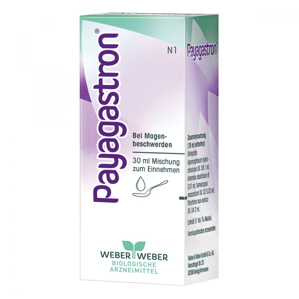 WEBER & WEBER GmbH Payagastron Tropfen zum Einnehmen 06910619