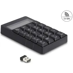 DELOCK 12113 - Nummernblock, 2,4 GHz, schwarz