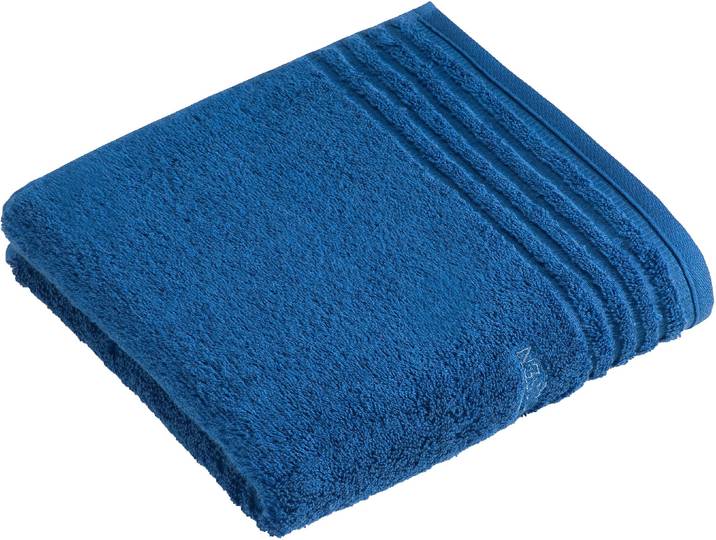 Handtuch VOSSEN Vienna Style Supersoft , tiefblau, B:50cm L:100cm, Webfrottier, Baumwolle, Handtücher, Handtuch, Supersoft Baumwolle