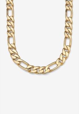 "Figaro-Link Necklace 30"" by PalmBeach Jewelry in Yellow Gold"