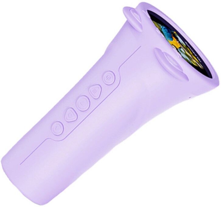 INF Microscope et télescope numérique 2-en-1 – Caméra 1080P, grossissement optique 10x, écran IPS 2.4-inch, affichage USB PC Violet