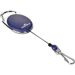 Durable Ausweishalter mit Federhaken blau - 832707