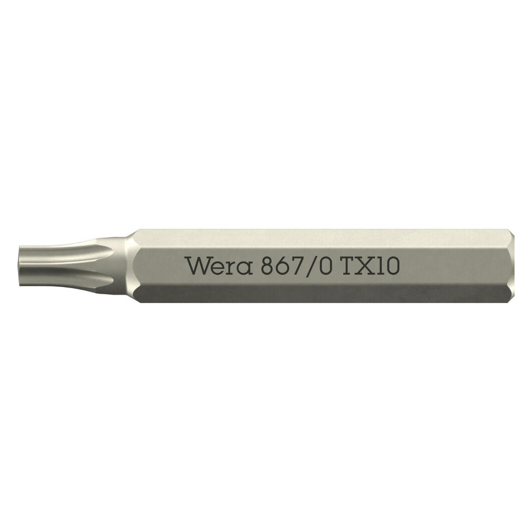 Wera 867 Micro Bits TX 10 x 30mm (Innensechsrund TX) (05058133001)