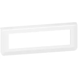 Legrand 078818L Mosaic Rahmen 8-modulig, horizontal Farbe: Ultraweiß