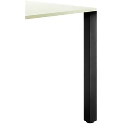 Naber Stützfuß Quadra Höhe 870 mm schwarz matt geperlt, 3011096