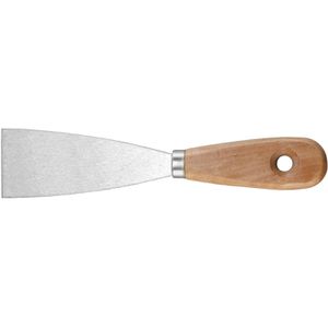kwb Spachtel 0294-00, Breite 40mm, Malerspachtel aus Stahl, mit Holzgriff