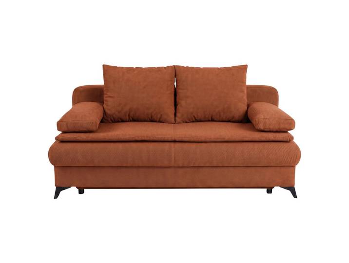 Schlafsofa Ken Orange/Rostfarben
