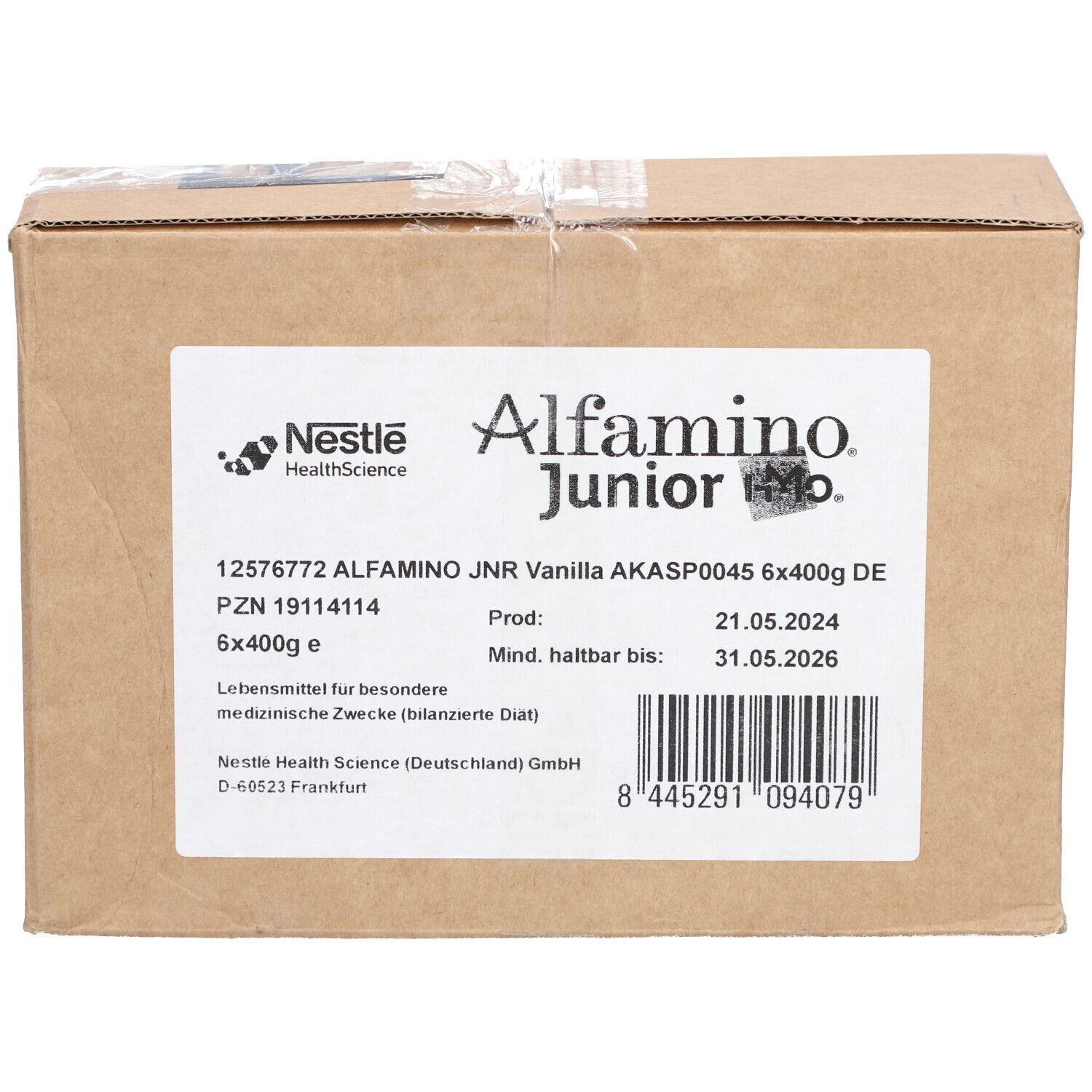 Alfamino Junior Vanille ab 1 Jahr Pulver 6x400 g