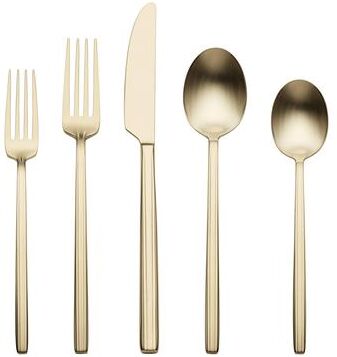 Oneida Dean Satin Champagne 20 Piece Flatware Set