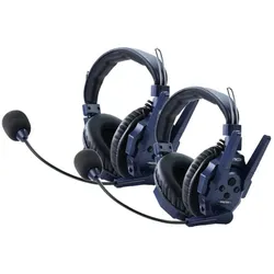 SYNCO 2 units Xtalk Master Headset Intercom - Dual Ear