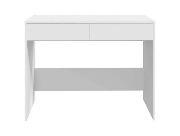 Bureau BURKE Blanc Table à écrire - 1 PERSONNE - Blanc 101x50x76 5 cm - Aggloméré BB428
