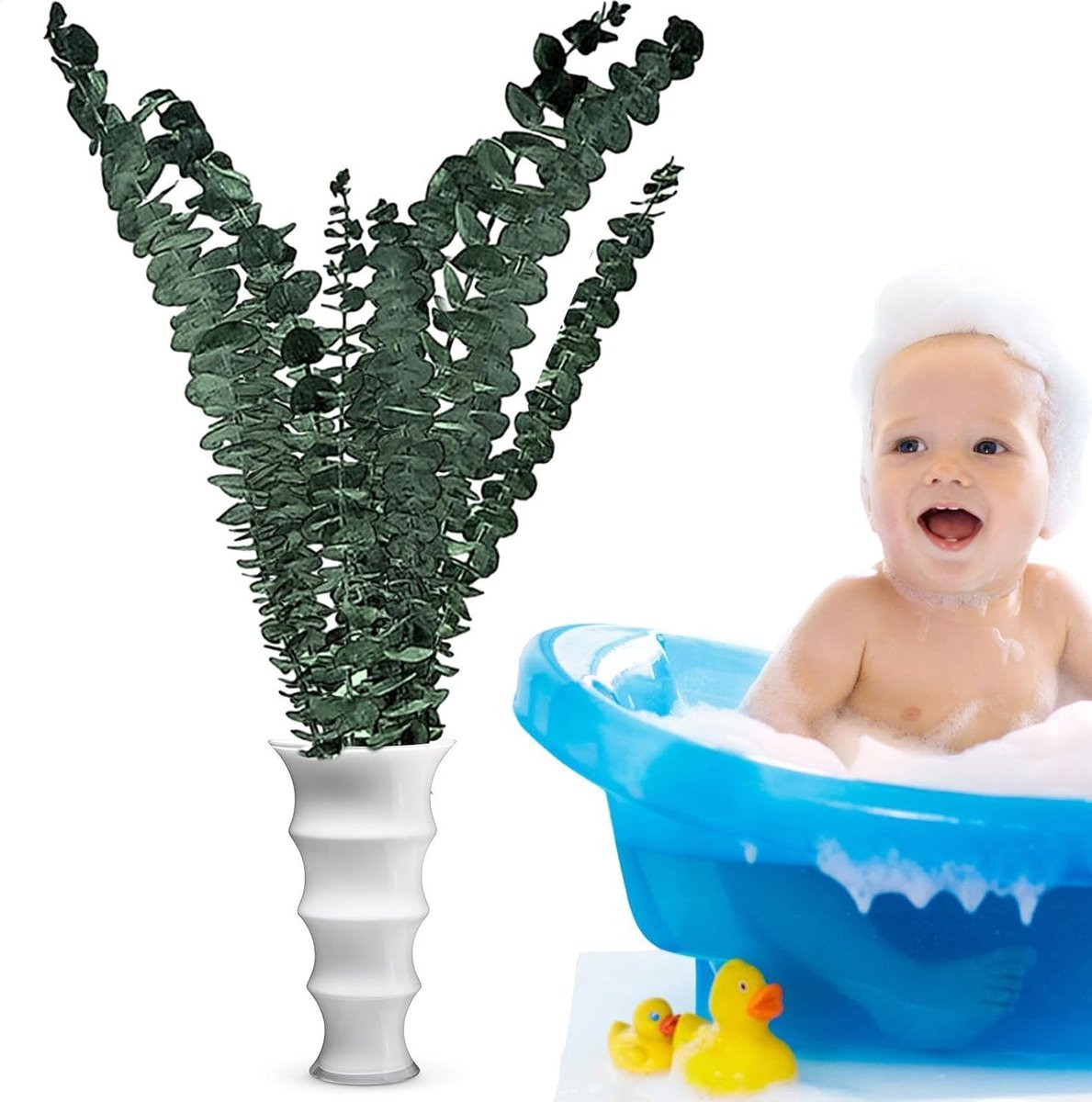 Eucalyptus Takken voor Badkamer Decoratie - 10 Stuks - Groen