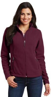 Port Authority L217 Women's Value Fleece Jacket in Maroon size XXL   Polyester
