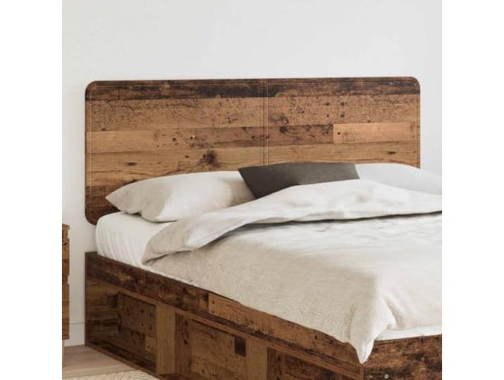 ZXQVLMRS Kopfteil Altholz Holzwerkstoff 153 x 3 x 100 cm Bettkopfteil Rechteckiges Design, Schlichte Eleganz, Vielseitig montierbar
