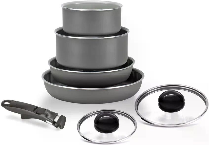 Batteria pentole Moneta 00996532 MELODIA FINEGRES manico removibile Gr