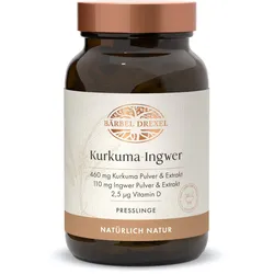 Kurkuma-Ingwer Presslinge
