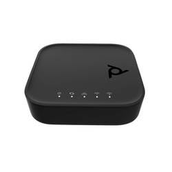 HP Poly HP Poly ATA 402 2FXS Voice VoIP Adapter VoIP Konferenztelefon Basisstation WLAN Schwarz 8F3H5AA