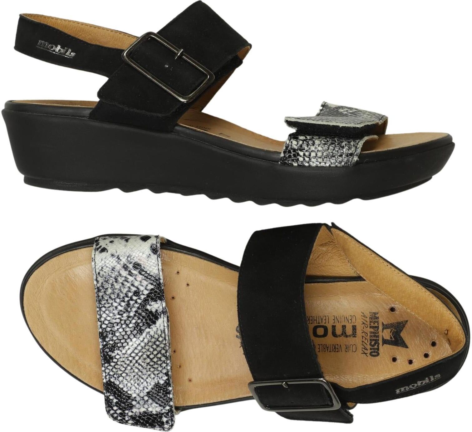 Mephisto Damen Sandalen, Schwarz, Gr. EU 37, Leder - Second Hand