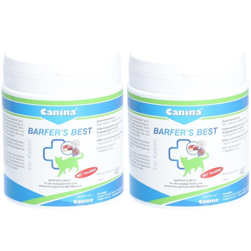 Barfers Best for Cats Pulver vet. 2x 2x500 g