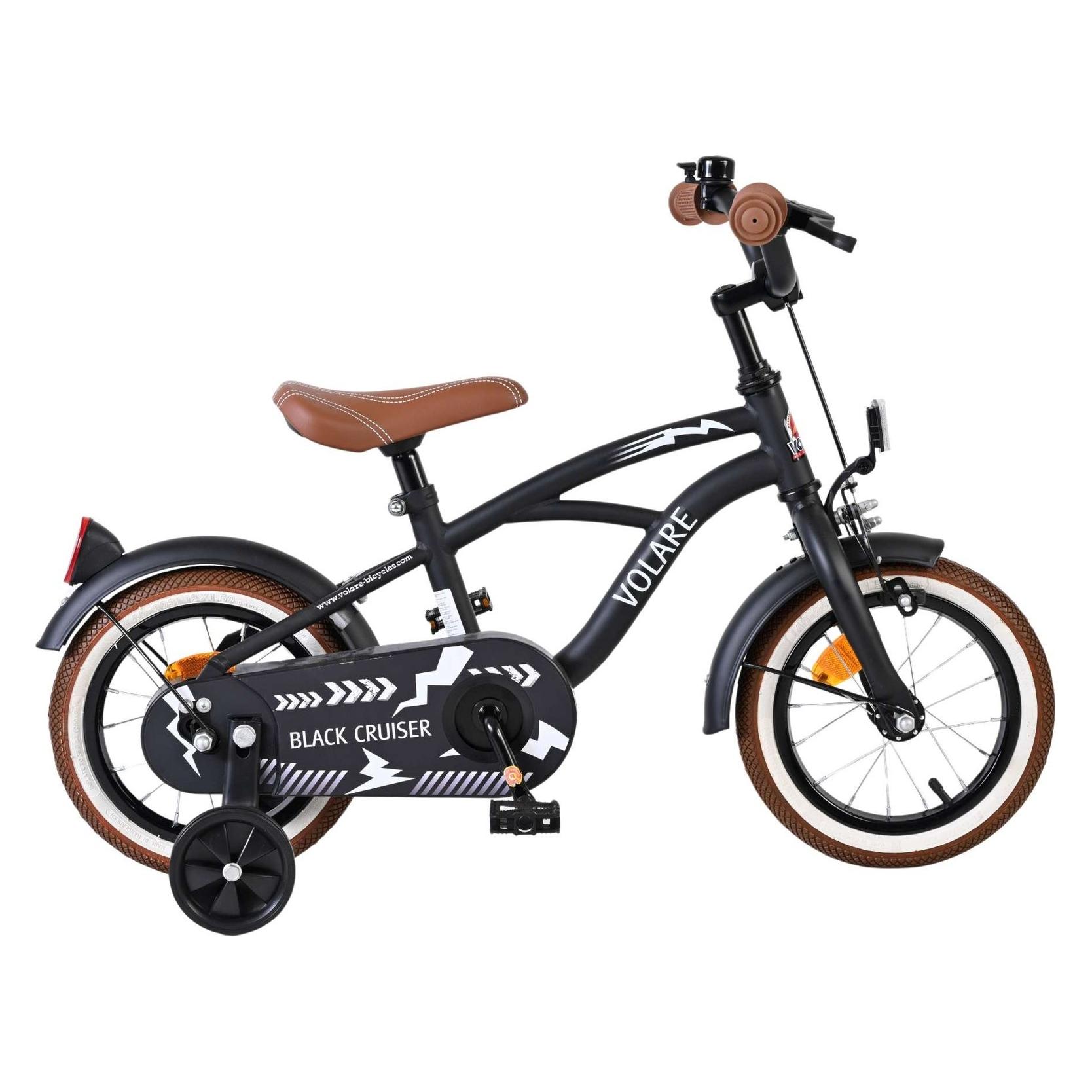 Volare - Children's Bicycle 12 - Black Cruiser (51230) (12") (51230)
