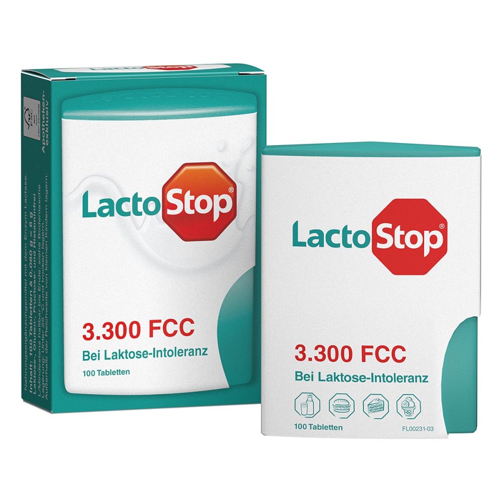 MIBE GmbH Arzneimittel Lactostop 3.300 FCC Tabletten Klickspender 09292004
