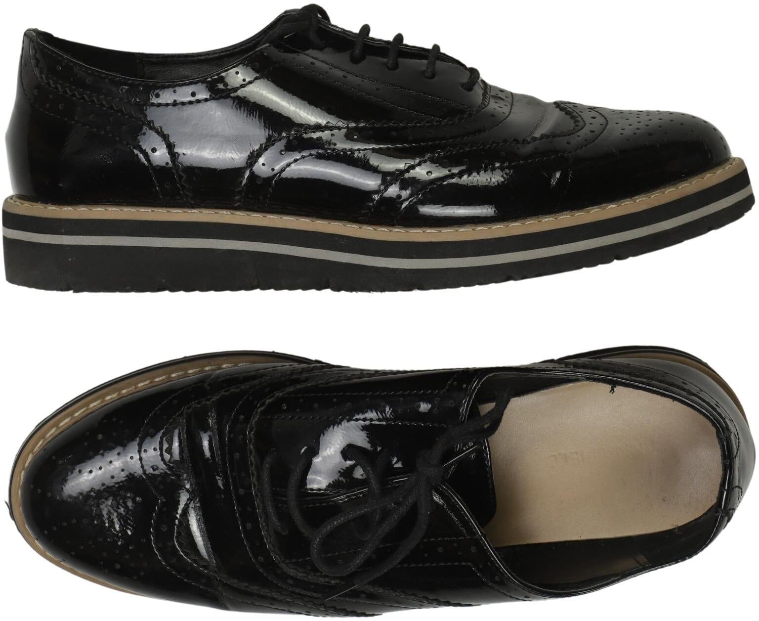 Anna Field Damen Halbschuh, Schwarz, Gr. EU 41, Leder - Second Hand