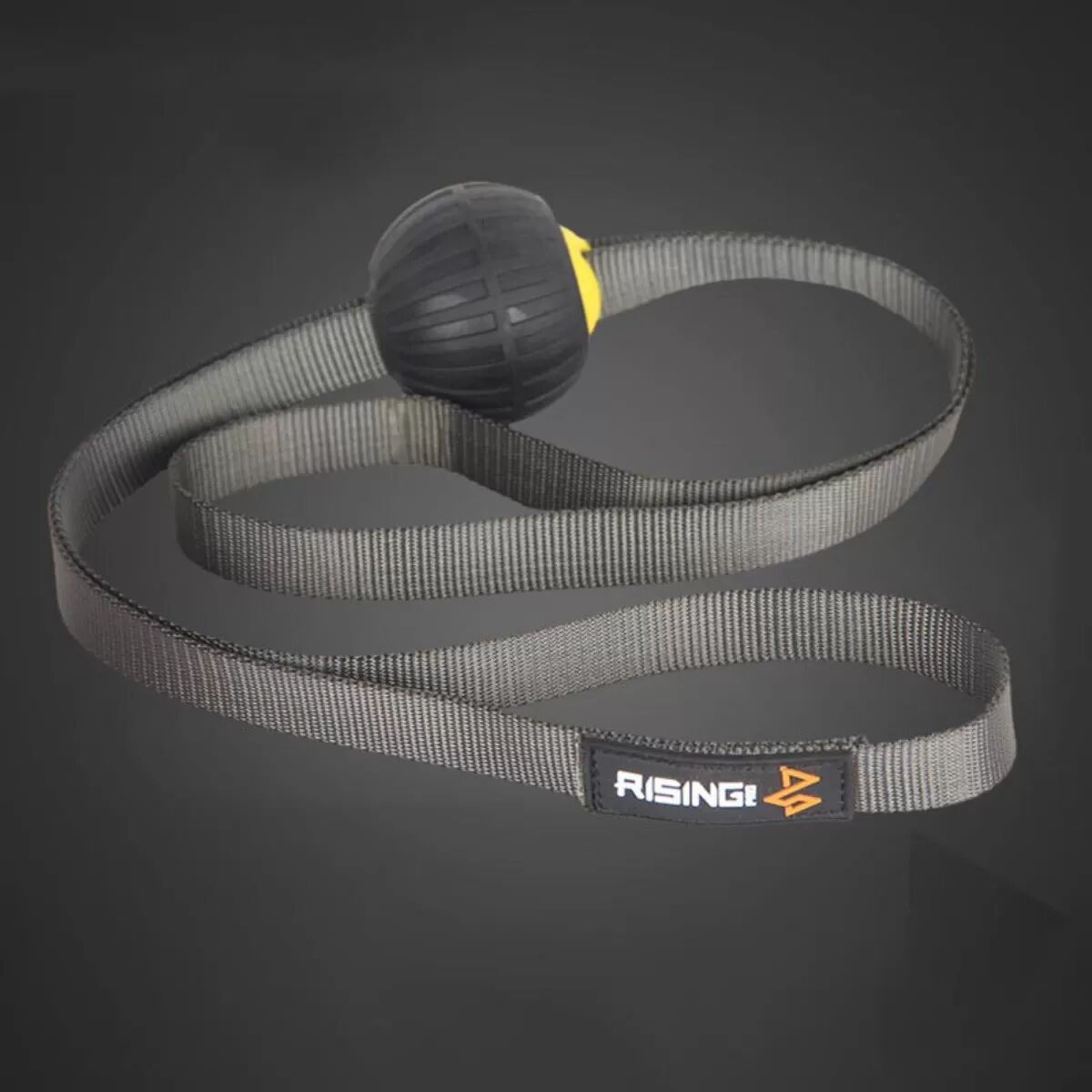 INF Mehrzweck-Silikon-Massage-Stretchband – Dual-Kugel-Design für Aufwärmen und Muskelregeneration nach dem Training Gelb