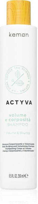 Kemon Group Actyva Volume e Corposità shampoing pour donner du volume aux cheveux fins sans silicone 250 ml