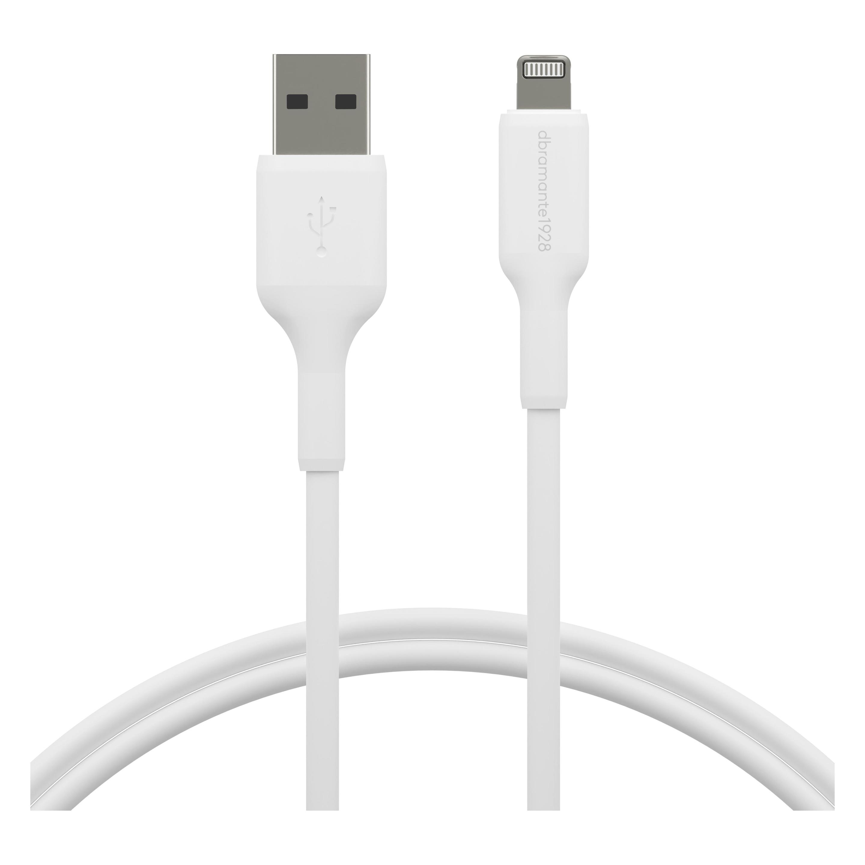 dbramante1928 Dbramante Re-Charge Cable (1 m, USB 2.0, 12 W) (CB10ALWH7144)