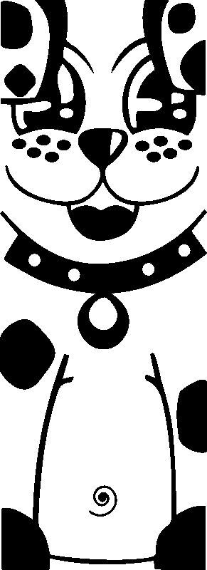 Ambiance-sticker Sticker chien souriant